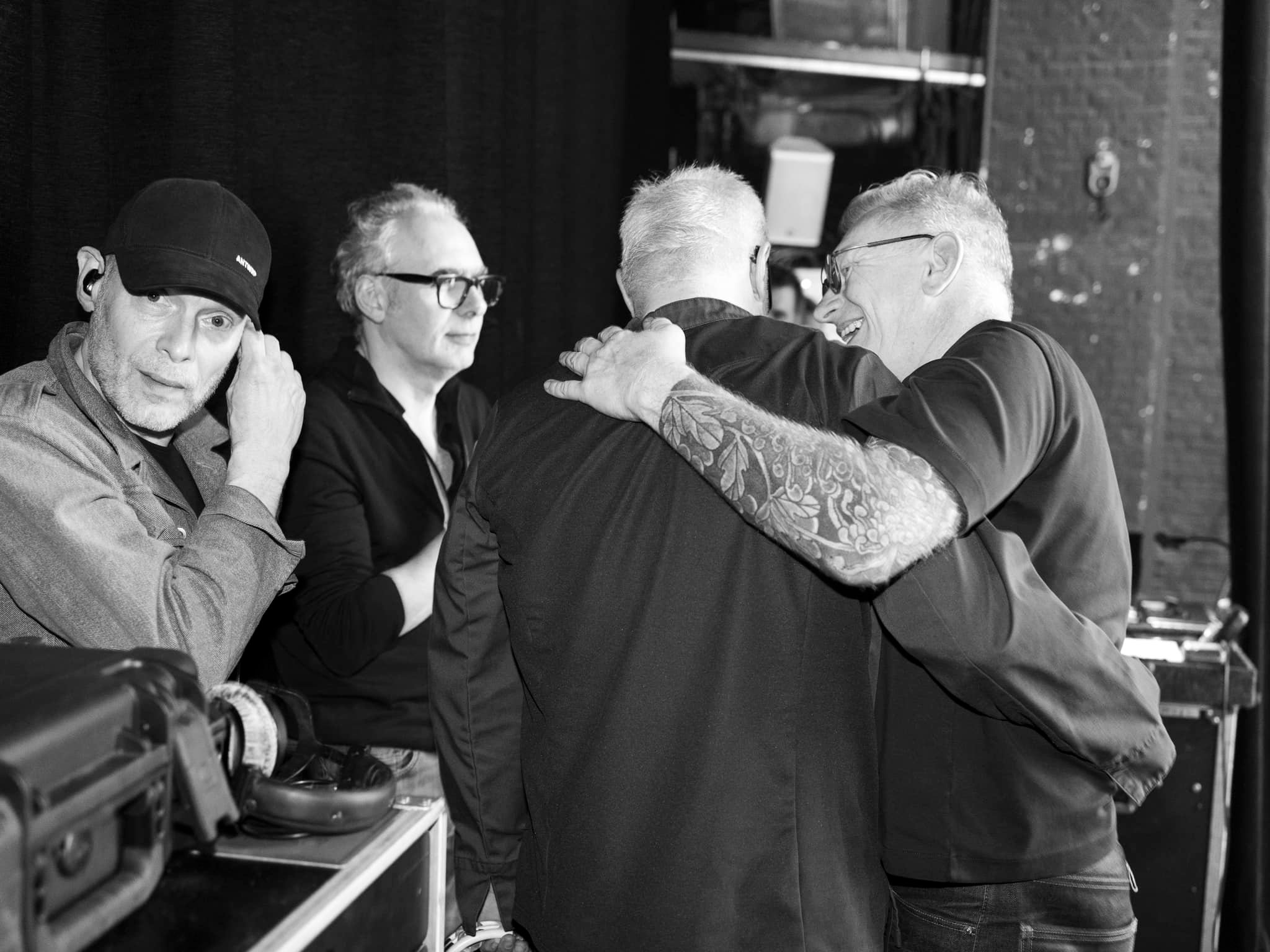 Stijn Meuris en Eric Verberdt backstage